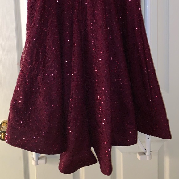 Burgundy Red Homecoming Dress - Picture 7 of 7